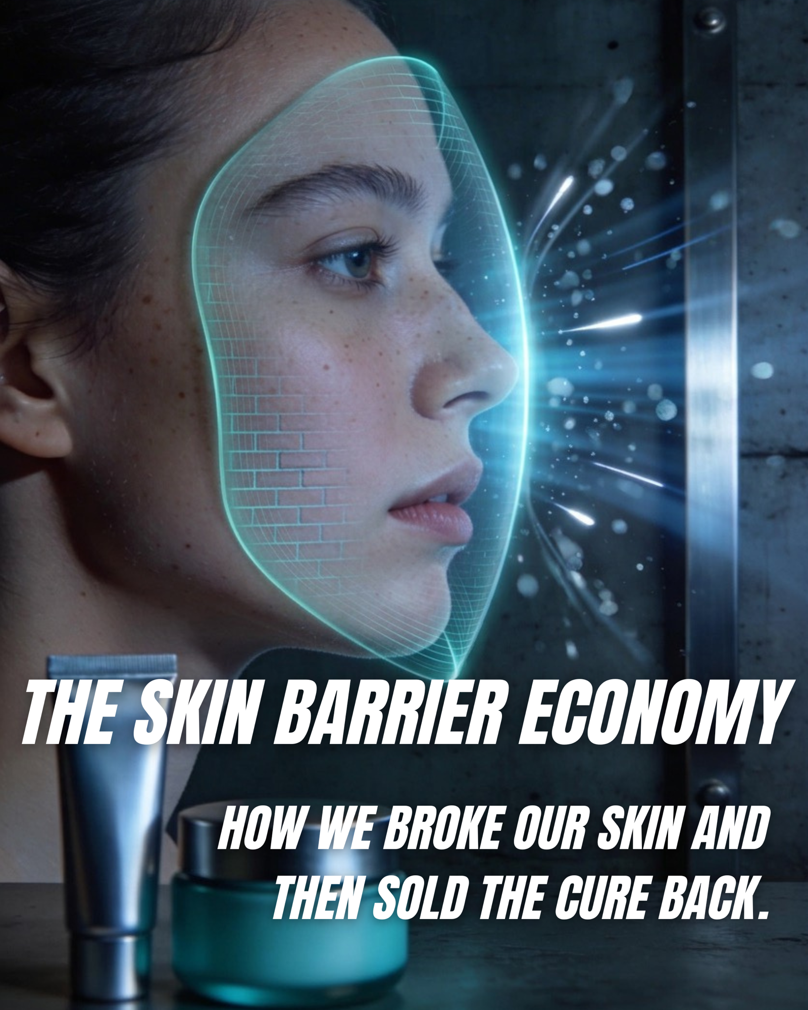 THE SKIN BARRIER ECONOMY : HOW WE BROKE OUR SKIN AND THEN SOLD THE CURE BACK.